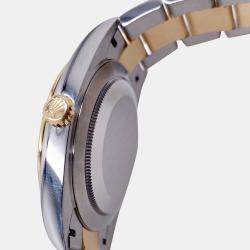 Pre Owned Rolex Datejust 126303 Automatic Silver 18k Yellow Gold Stainless Steel Men's Wristwatch 41 mm