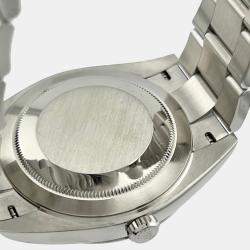 Pre Owned Rolex Datejust 126334 Automatic Grey 18k White Gold Stainless Steel Men's Wristwatch 41 mm