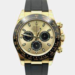 Pre Owned Rolex Daytona 116518LN Automatic Gold 18k Yellow Gold Men's Wristwatch 40 mm