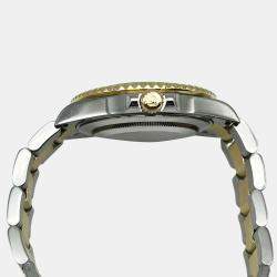 Pre Owned Rolex GMT Master II 16713 Automatic Black 18k Yellow Gold Stainless Steel Men's Wristwatch 40 mm