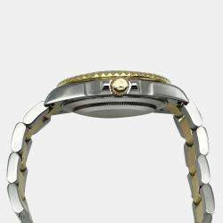 Pre Owned Rolex GMT Master II 16713 Automatic Black 18k Yellow Gold Stainless Steel Men's Wristwatch 40 mm