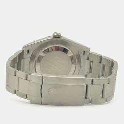 Pre Owned Rolex Oyster Perpetual 124300 Automatic Silver Stainless Steel Men's Wristwatch 41 mm