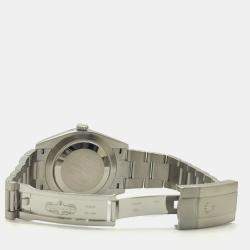 Pre Owned Rolex Oyster Perpetual 124300 Automatic Silver Stainless Steel Men's Wristwatch 41 mm