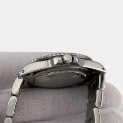 Pre Owned Rolex GMT Master 16750 Automatic Black Spider Dial Stainless Steel Men's Wristwatch 40 mm