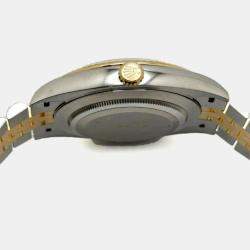 Pre Owned Rolex Datejust 126333 Automatic Black diamonds 18k Yellow Gold Stainless Steel Men's Wristwatch 41 mm