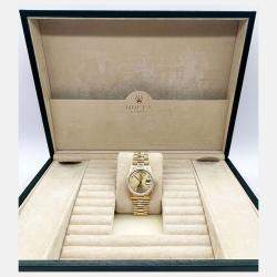 Pre Owned Rolex Day Date 18348 Automatic Gold diamonds 18k Yellow Gold Men's Wristwatch 36 mm