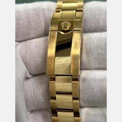 Pre Owned Rolex Yacht Master II 116688 Automatic White 18k Yellow Gold Men's Wristwatch 44 mm