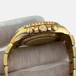 Pre Owned Rolex Yacht Master II 116688 Automatic White 18k Yellow Gold Men's Wristwatch 44 mm