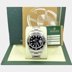 Pre Owned Rolex Submariner 116610LN Automatic Black Stainless Steel Men's Wristwatch 40 mm