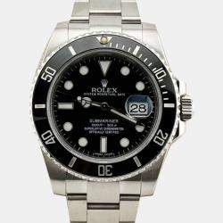 Pre Owned Rolex Submariner 116610LN Automatic Black Stainless Steel Men's Wristwatch 40 mm