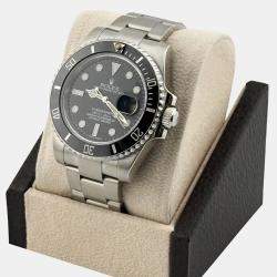 Pre Owned Rolex Submariner 116610LN Automatic Black Stainless Steel Men's Wristwatch 40 mm