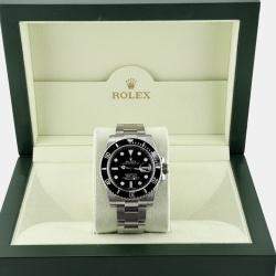 Pre Owned Rolex Submariner 116610LN Automatic Black Stainless Steel Men's Wristwatch 40 mm