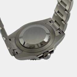Pre Owned Rolex GMT Master II 126710BLNR Automatic Black 18k White Gold Stainless Steel Men's Wristwatch 40 mm