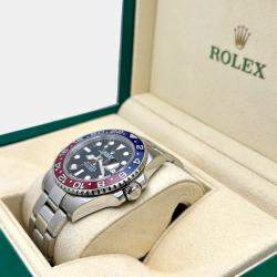Pre Owned Rolex GMT Master II 126710BLRO Automatic Black Stainless Steel Men's Wristwatch 40 mm