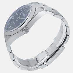 Pre Owned Rolex Oyster Perpetual 114300 Automatic Blue Dial Stainless Steel Men's Wristwatch 39 mm