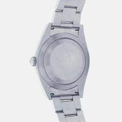 Pre Owned Rolex Oyster Perpetual 114300 Automatic Blue Dial Stainless Steel Men's Wristwatch 39 mm