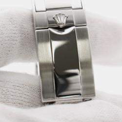 مملوكة مسبقًا ساعة يد رجالية رولكس يخت ماستر 116622 أوتوماتيك زرقاء ستانلس ستيل 40 ملم