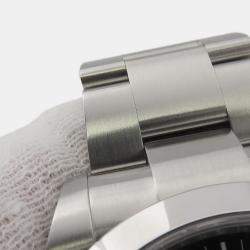 Pre Owned Rolex Air-King 126900 Automatic Black Stainless Steel Men's Wristwatch 40 mm