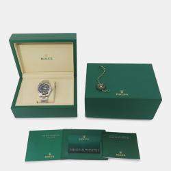 Pre Owned Rolex Air-King 126900 Automatic Black Stainless Steel Men's Wristwatch 40 mm