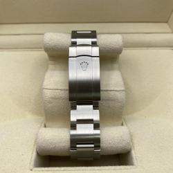 Pre Owned Rolex Air-King 116900 Automatic Black Dial Stainless Steel Men's Wristwatch 40mm