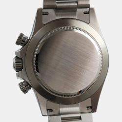 Pre Owned Rolex Cosmograph Daytona 116500LN Automatic Chronograph White Dial Stainless Steel Ceramic Men's Wristwatch 40mm