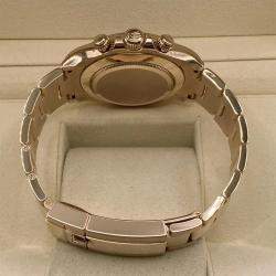 Pre Owned Rolex Cosmograph Daytona 116505 Automatic Chronograph Black Dial 18k Rose Gold Men's Wristwatch 40mm