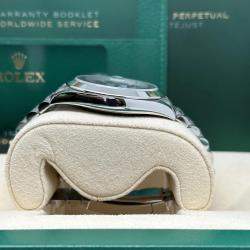 Pre Owned Rolex Datejust 126300 Automatic Wimbledon Dial Stainless Steel Men's Wristwatch 41 mm