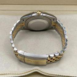 Pre Owned Rolex Datejust 126333 Automatic White Dial Stainless Steel 18k Yellow Gold Men's Wristwatch 41 mm