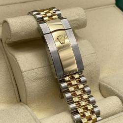Pre Owned Rolex Datejust 126333 Automatic Wimbledon Dial Stainless Steel 18k Yellow Gold Men's Wristwatch 41mm