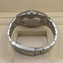 Pre Owned Rolex Datejust 126334 Automatic Mother of Pearl Diamond Dial Stainless Steel White Gold Men's Wristwatch 41mm