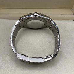 Pre Owned Rolex Datejust 126334 Automatic White Roman Dial Stainless Steel 18k White Gold Men's Wristwatch 41mm