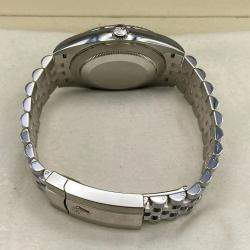 Pre Owned Rolex Datejust 126334 Automatic White Roman Dial Stainless Steel Men's Wristwatch 41mm