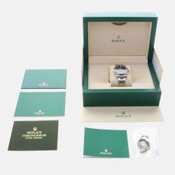 Pre Owned Rolex Explorer 124270 Automatic Black Stainless Steel Men's Wristwatch 36mm