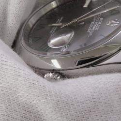 Pre Owned Rolex Datejust 126200 Automatic Grey Stainless Steel Men's Wristwatch 36 mm