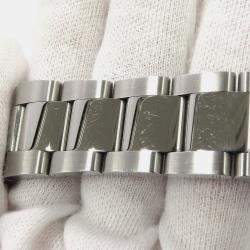 Pre Owned ساعة يد رجالية رولكس ديتجاست 126234 أوتوماتيكية بيضاء 18 قيراط ذهب أبيض ستانلس ستيل 36 مم