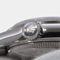 Pre Owned Rolex Oyster Perpetual 77014 Automatic Silver Stainless Steel Men's Wristwatch 31 mm