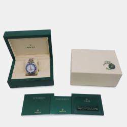 مملوكة مسبقًا ساعة يد رجالية رولكس يخت ماستر II 116680 أوتوماتيكية ستانلس ستيل بيضاء 44 ملم