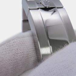 مملوكة مسبقًا ساعة يد رجالية رولكس يخت ماستر II 116680 أوتوماتيكية ستانلس ستيل بيضاء 44 ملم