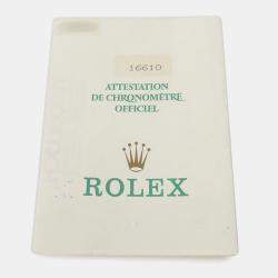 مملوكة مسبقًا ساعة يد رجالية رولكس صبمارينر 16610 أوتوماتيكية سوداء ستانلس ستيل 40 مم