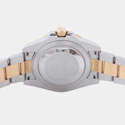 مملوكة مسبقًا ساعة يد رجالية رولكس جي إم تي ماستر II 16713LN أوتوماتيك سوداء ذهب أصفر 18 قيراط وستانلس ستيل 40 ملم