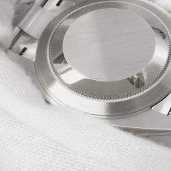 Pre Owned ساعة يد رجالية رولكس ديت جست 126300 أوتوماتيك ستانلس ستيل رمادية 41 مم