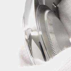 Pre Owned ساعة يد رجالية رولكس ديت جست 126300 أوتوماتيك ستانلس ستيل رمادية 41 مم