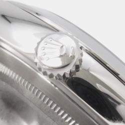 Pre Owned ساعة يد رجالية رولكس ديت جست 126300 أوتوماتيك ستانلس ستيل رمادية 41 مم