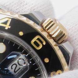 مملوكة مسبقًا ساعة يد رجالية رولكس جي إم تي ماستر 116713 إل إن أوتوماتيكية سوداء 18 قيراط ذهب أصفر وستانلس ستيل 40 ملم