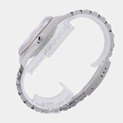 مملوكة مسبقًا Rolex Datejust 16234G Automatic Sodalite 18k White Gold Stainless Steel Men's Wristwatch 36 mm