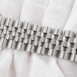 مملوكة مسبقًا Rolex Datejust 16234G Automatic Sodalite 18k White Gold Stainless Steel Men's Wristwatch 36 mm