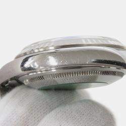 مملوكة مسبقًا Rolex Datejust 16234G Automatic Sodalite 18k White Gold Stainless Steel Men's Wristwatch 36 mm