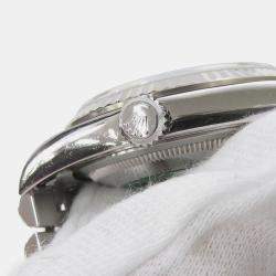 مملوكة مسبقًا Rolex Datejust 16234G Automatic Sodalite 18k White Gold Stainless Steel Men's Wristwatch 36 mm