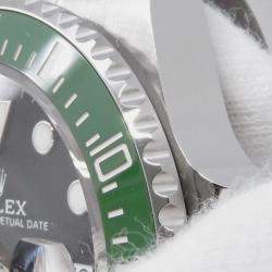 Pre Owned Rolex Submariner 126610LV Automatic Black Stainless Steel Men's Wristwatch 41 mm