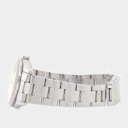 Pre Owned Rolex Date 15210 Automatic Blue Stainless Steel Men's Wristwatch 34mm